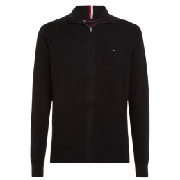 achat Cardigan Zippé Tommy Hilfiger Homme CASHMER Noir face