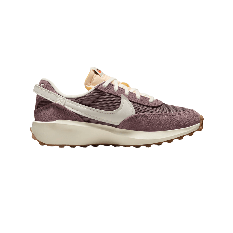 Achat sneaker NIKE femme WAFFLE DEBUT VINTAGE mauve profil droit