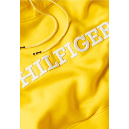 achat Sweatshirt à capuche Tommy Hilfiger Homme MONOTYPE EMBRO Jaune logo