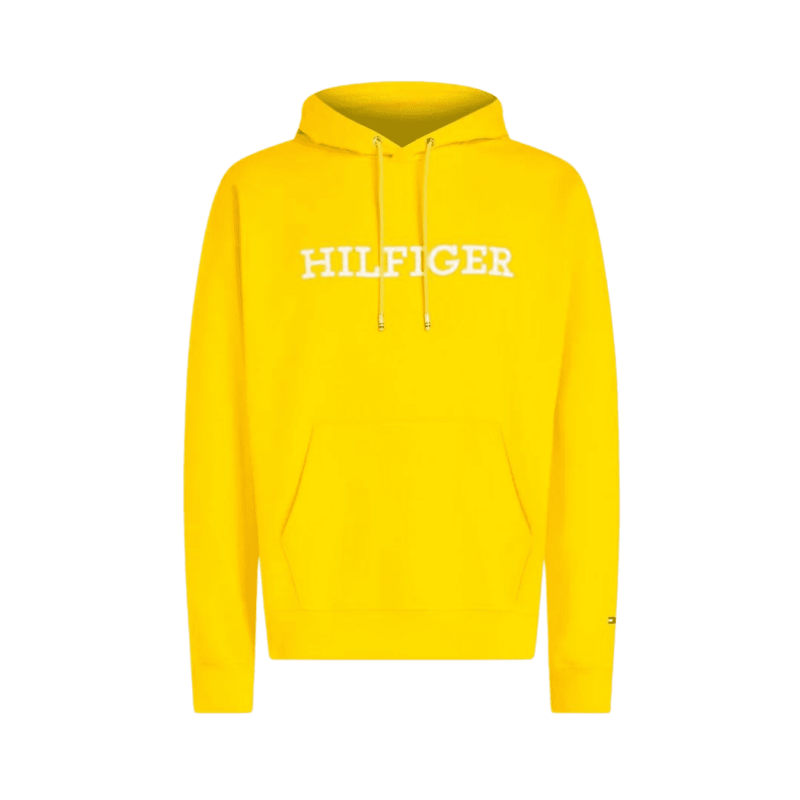 achat Sweatshirt à capuche Tommy Hilfiger Homme MONOTYPE EMBRO Jaune face