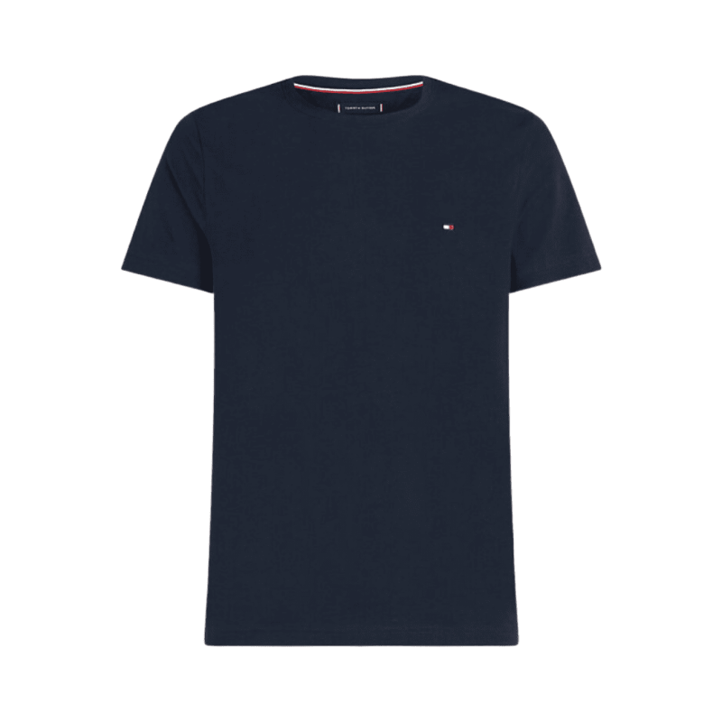 achat T-shirt Tommy Hilfiger Homme STRETCH SLIM Bleu face