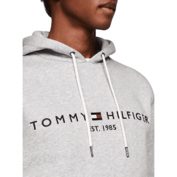 achat Sweatshirt Tommy Hilfiger Homme LOGO Gris détails logo