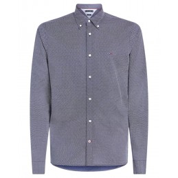 achat Chemise Tommy Hilfiger Homme à micro-motifs Bleu face