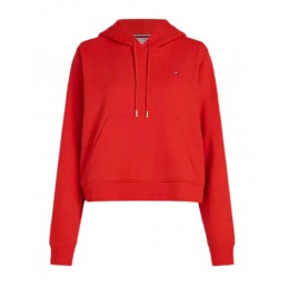 achat Sweatshirt à capuche Tommy Hilfiger Femme 1985 MODERN Rouge face