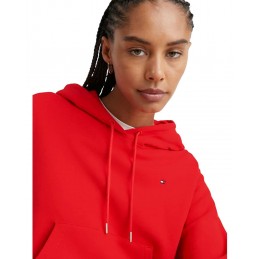 achat Sweatshirt à capuche Tommy Hilfiger Femme 1985 MODERN Rouge logo