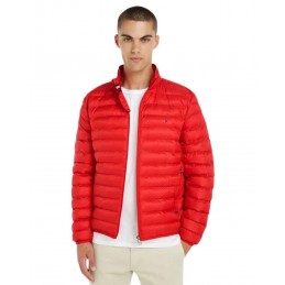 achat Doudoune légère Tommy Hilfiger Homme PACKABLE RECYCLED Rouge portée