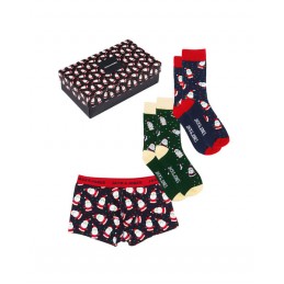 achat Coffret sous-vêtements Jack & Jones Homme JACRICH Christmas calecon chaussettes