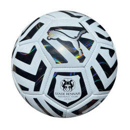 achat Ballon de football du Stade Rennais SRFC FAN BALL Blanc face