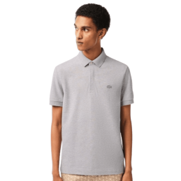 achat Polo LACOSTE homme SMART PARIS gris porté