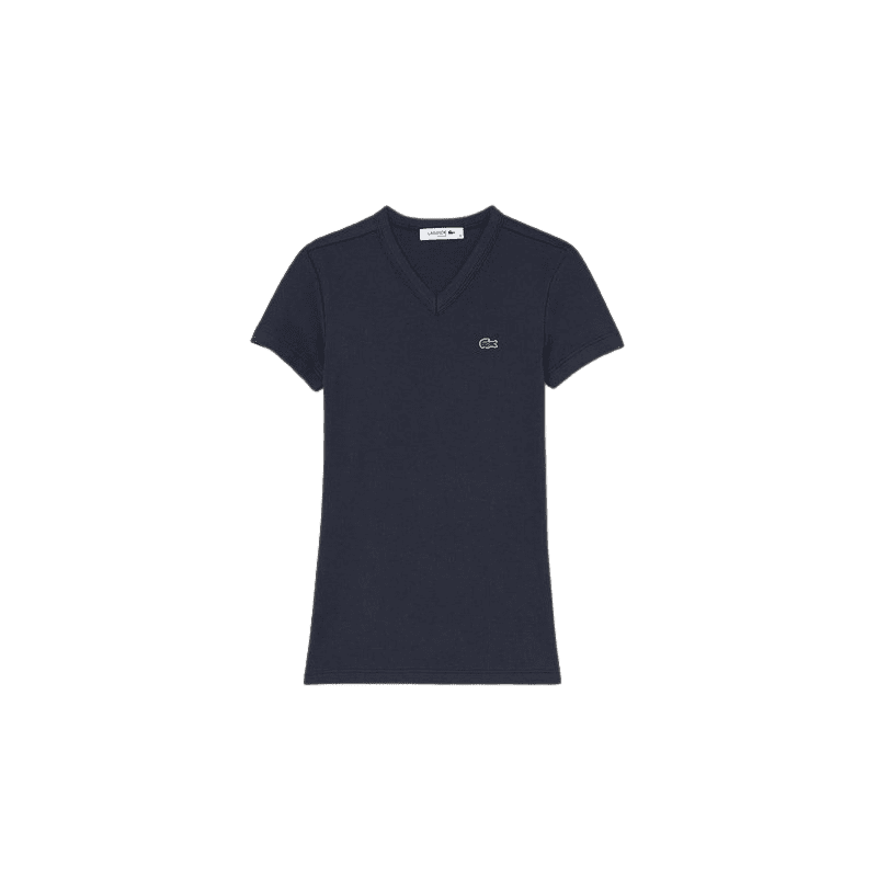 achatT-shirt LACOSTE femme CORE ESSENTIALS gris face