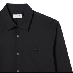 achat Chemise LACOSTE homme SLIM FIT noir logo