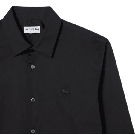 Chemise LACOSTE homme SLIM FIT noir