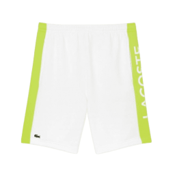 Short lacoste deals homme blanc