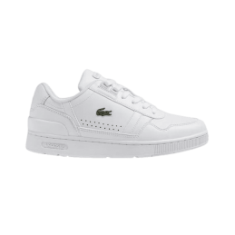 achat Sneakers LACOSTE femme T-CLIP blanc profil