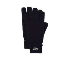 achat Gants LACOSTE unisexe bleu face