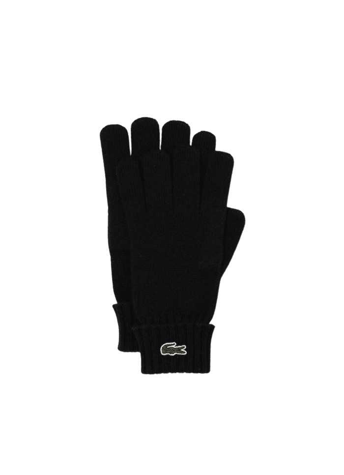 achat Gants LACOSTE unisexe noir face