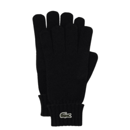 achat Gants LACOSTE unisexe noir face