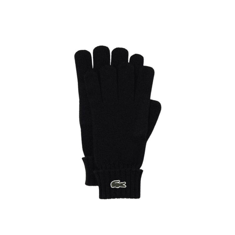 achat Gants LACOSTE unisexe noir face