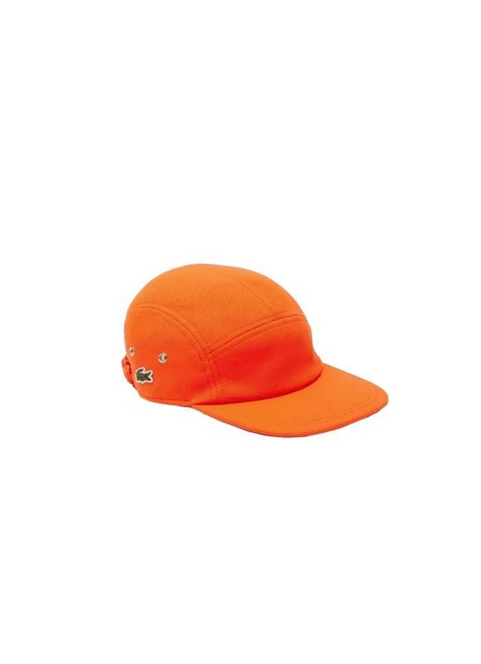 achat Casquette LACOSTE unisexe GIROLLE orange profil