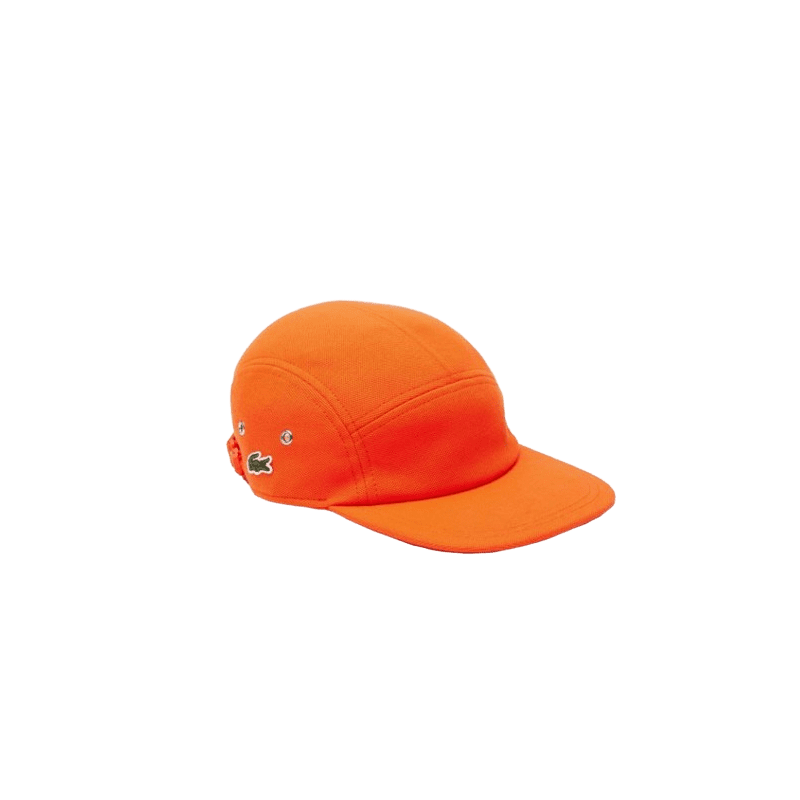 achat Casquette LACOSTE unisexe GIROLLE orange profil