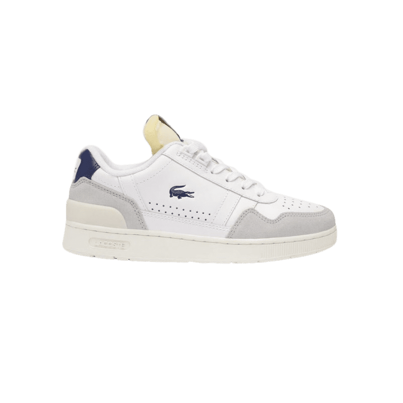 achat Sneakers LACOSTE femme T-CLIP blanc profil