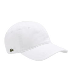 achat Casquette LACOSTE unisexe blanc profil