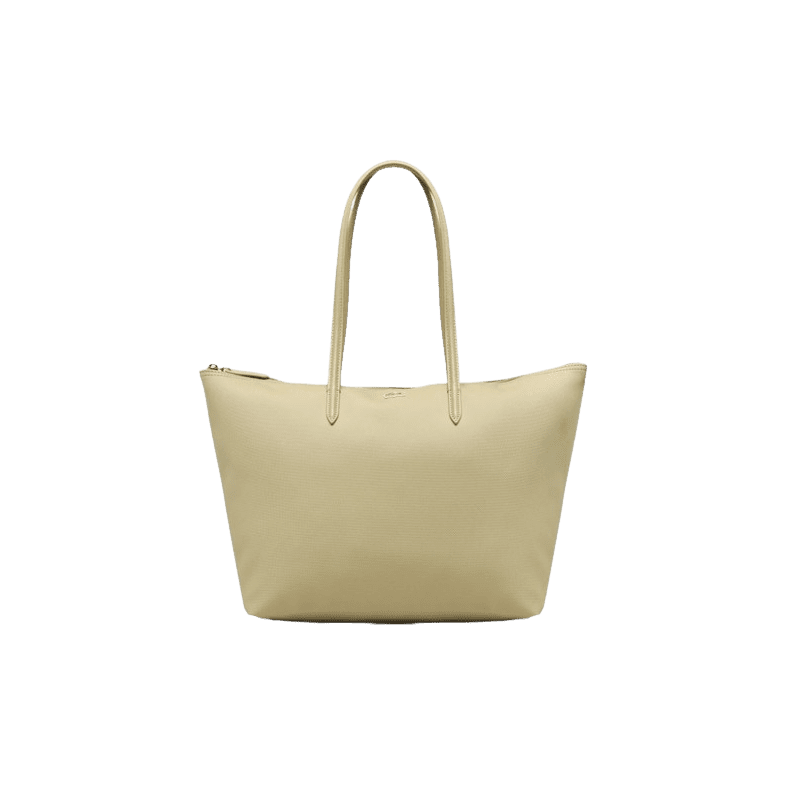 achat Sac LACOSTE SHOPPING BAG beige face