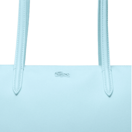 achat Sac femme LACOSTE CABAS bleu logo