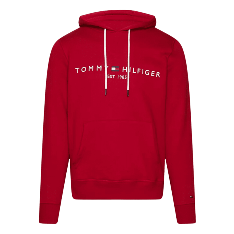 achat Sweatshirt à capuche Tommy Hilfiger Homme LOGO Bordeaux face