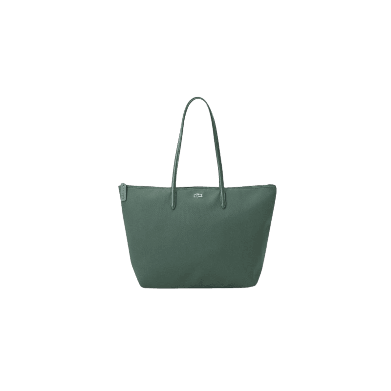 achat Sac LACOSTE femme CABAS vert face