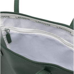 achat Sac LACOSTE femme ZIP TOTE BAG vert détail