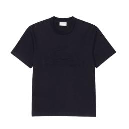 achat T-shirt LACOSTE homme RELAXED-FIT bleu face