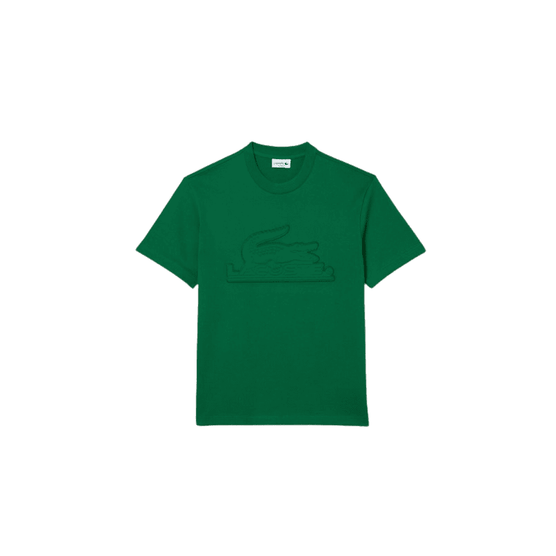 achat T-shirt LACOSTE homme RELAXED FIT vert face