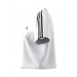 achat T-shirt Crop Top Adidas Femme 3 bandes Blanc profil