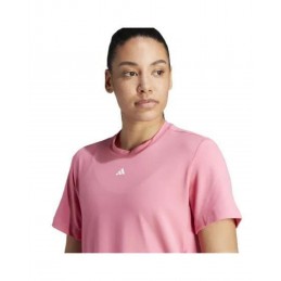achat T-shirt Adidas Femme D2T Rose logo