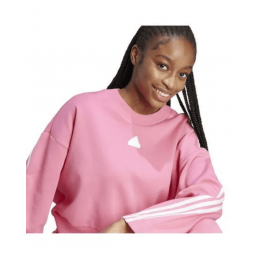 achat Sweat Adidas Femme FI 3S CREW Rose logo