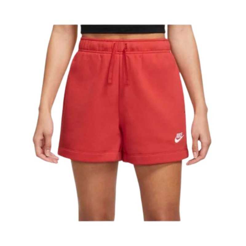 achat Short Nike Femme CLUB Fleece Rouge face