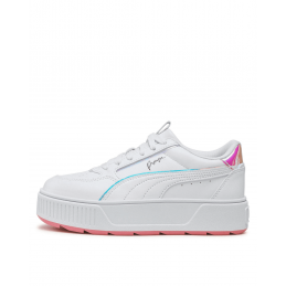 achat Basket Puma Enfant KARMEN REBEL C WINGS Blanches profil