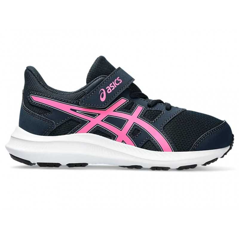 achat Chaussures de running ASICS Enfant JOLT 4 PS Bleu/Rose profil