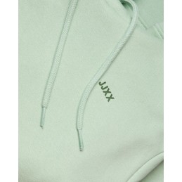 achat Sweat à capuche JJXX Femme JXABBIE Vert pomme logo détails
