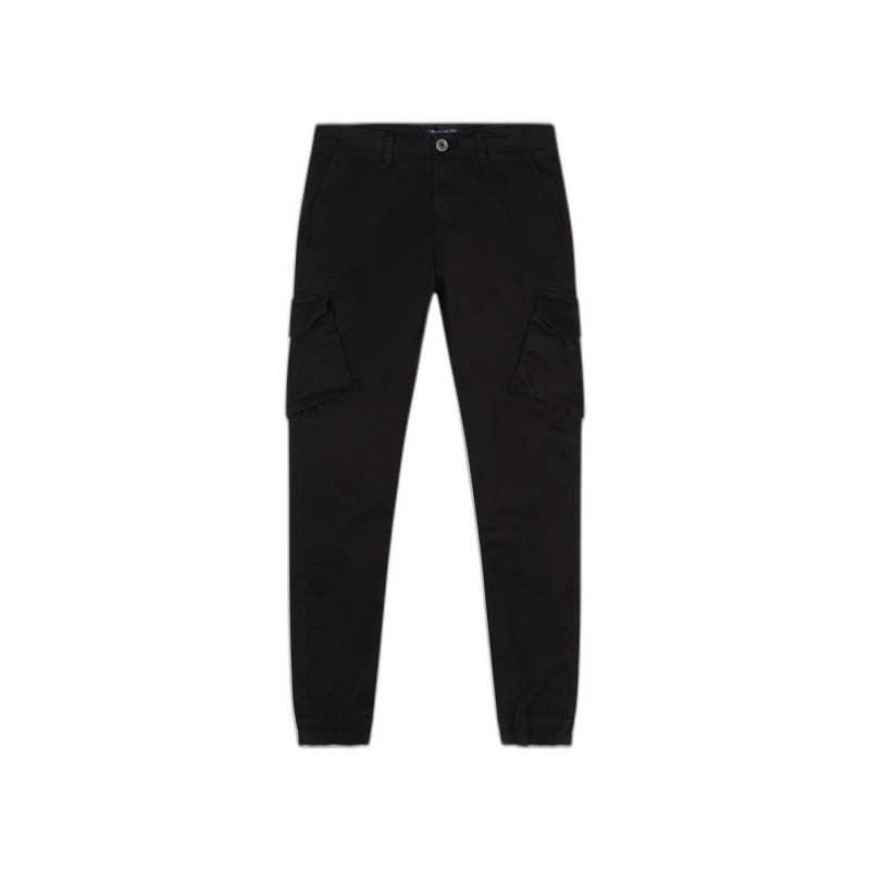 achat Pantalon cargo Teddy Smith Enfant BATTLE Noir face