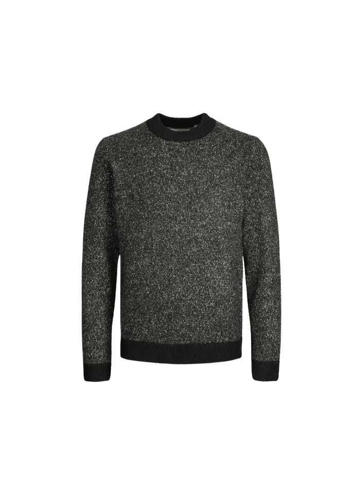 achat Pull JACK AND JONES homme JCOSPACE noir face