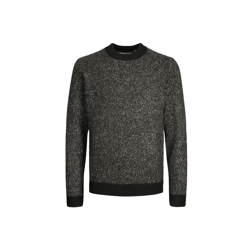 achat Pull JACK AND JONES homme JCOSPACE noir face achat Pull JACK AND JONES homme JCOSPACE noir face