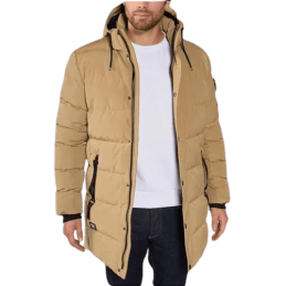 achat Doudoune REDSKINS homme LAYERCAKE beige face