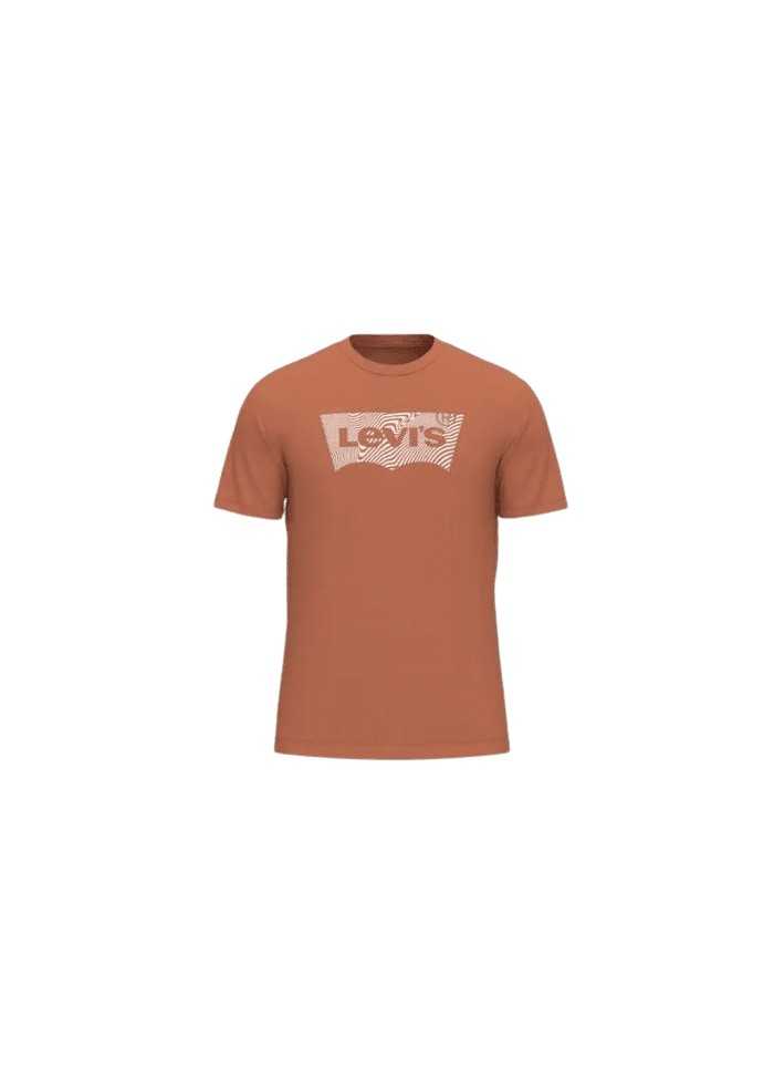 achat T-shirt LEVIS homme GRAPHIC CREWNECK orange face