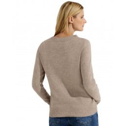 achat Pull col rond Cecil Femme NOS COSY HIGH Beige dos