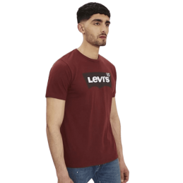 achat T-shirt LEVIS homme GRAPHIC CREWNECK bordeau face