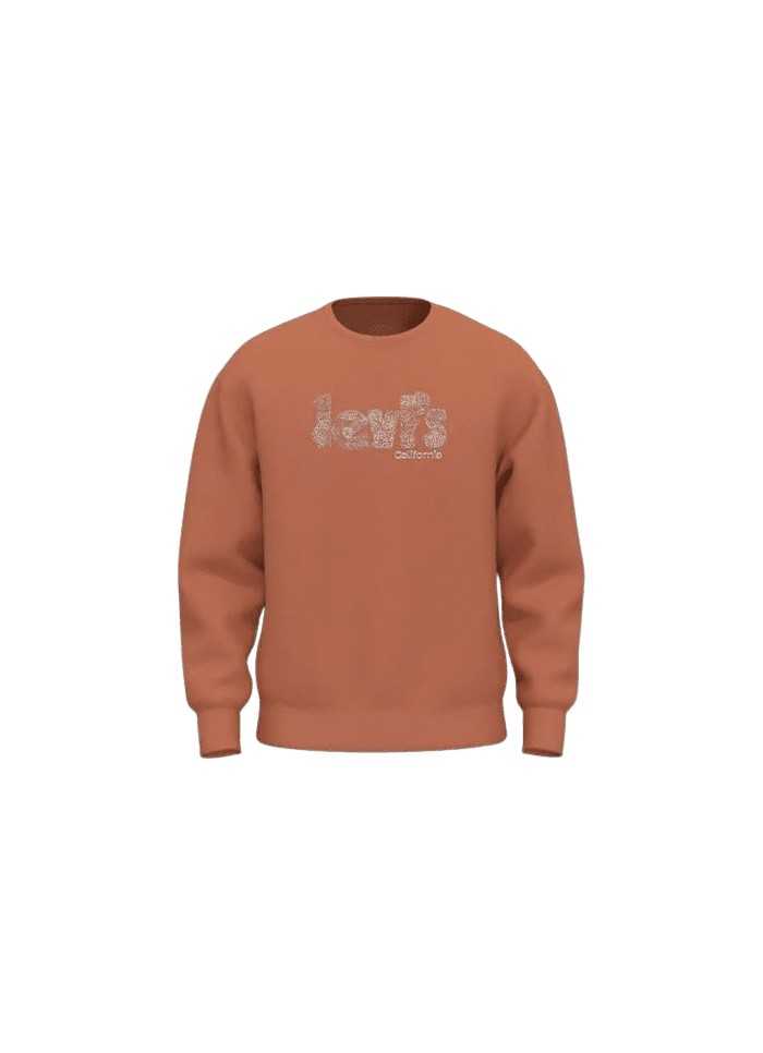 achat Sweat LEVIS homme RELAXD GRAPHIC CREW orange face