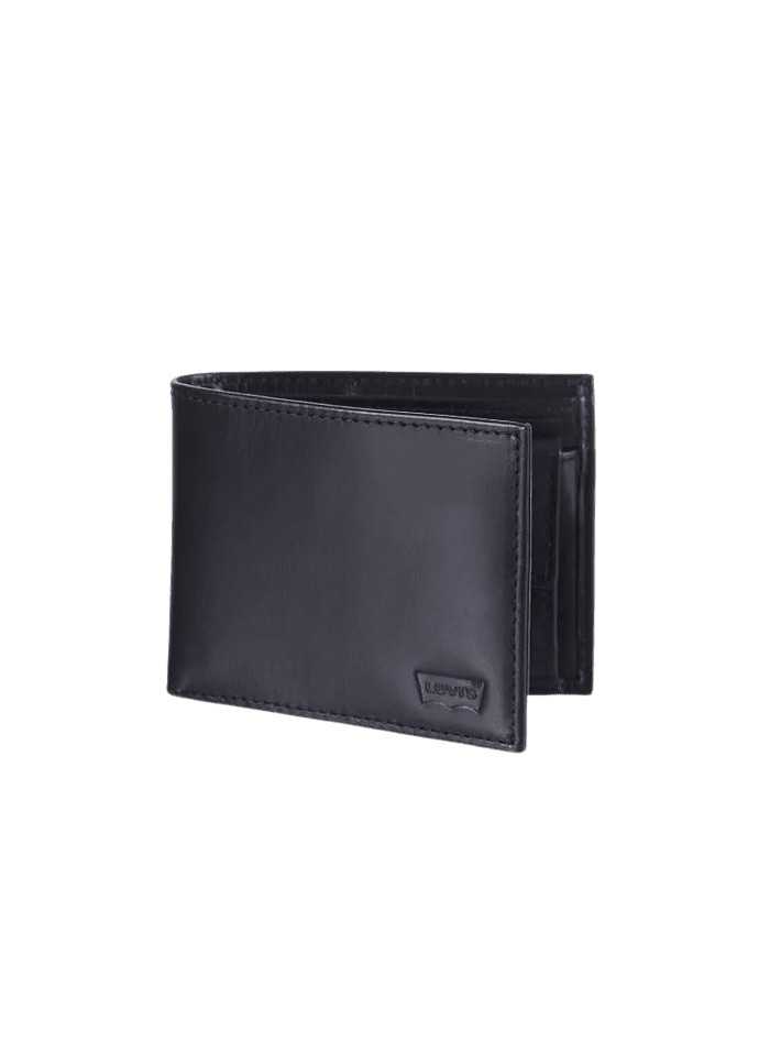 achat Portefeuilles LEVIS HUNTE COIN BIFOLD BATWIN noir face