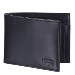 achat Portefeuilles LEVIS HUNTE COIN BIFOLD BATWIN noir face